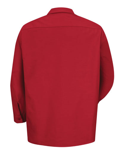 Red Kap Industrial Long Sleeve Work Shirt - Tall Sizes - SP14T