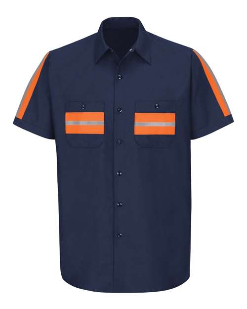 Men's Enhanced Visibility Industrial Work Shirt