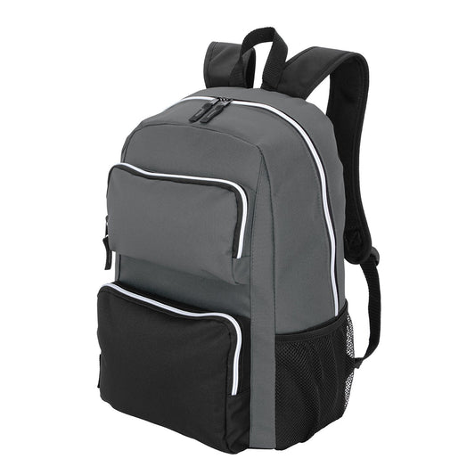 RPET DoublePocket Computer Backpack-VBAG120