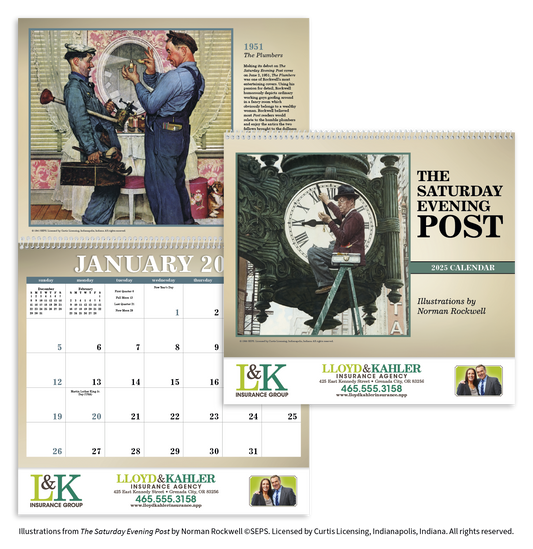 Triumph Calendars The Saturday Evening Post Illustrations by Norman Rockwell Calendar-1101