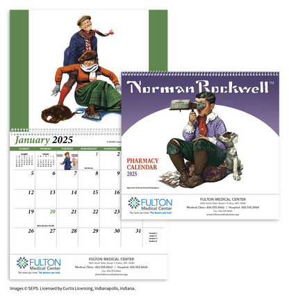 HotLine Products Rockwell Pharmacy Special Markets Calendar-123