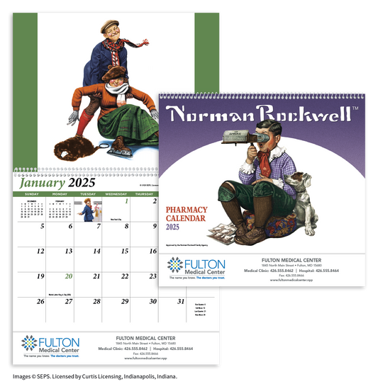 HotLine Products Rockwell Pharmacy Special Markets Calendar-123