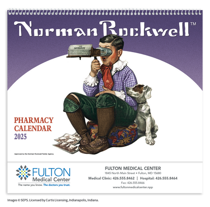 HotLine Products Rockwell Pharmacy Special Markets Calendar-123
