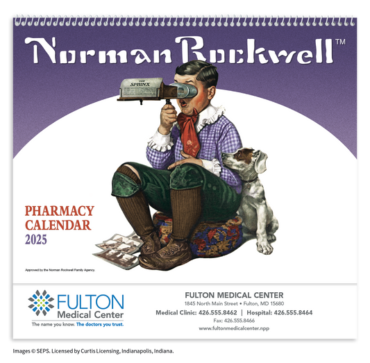 HotLine Products Rockwell Pharmacy Special Markets Calendar-123
