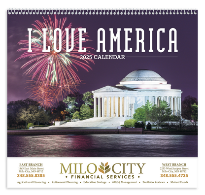 Triumph Calendars I Love America Calendar-1452