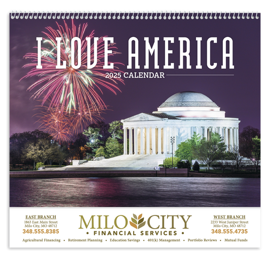Triumph Calendars I Love America Calendar-1452