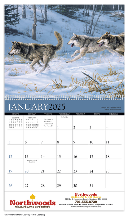 Triumph Calendars Wildlife Art by the Hautman Brothers Calendar-1811