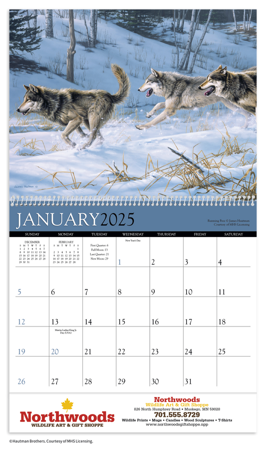 Triumph Calendars Wildlife Art by the Hautman Brothers Calendar-1811