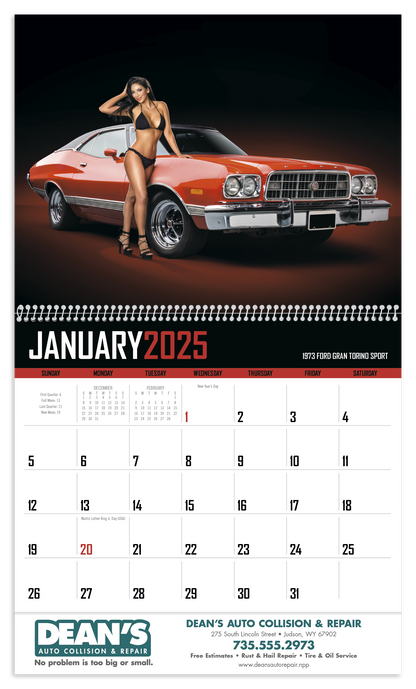 Triumph Calendars American Muscle Calendar-1854