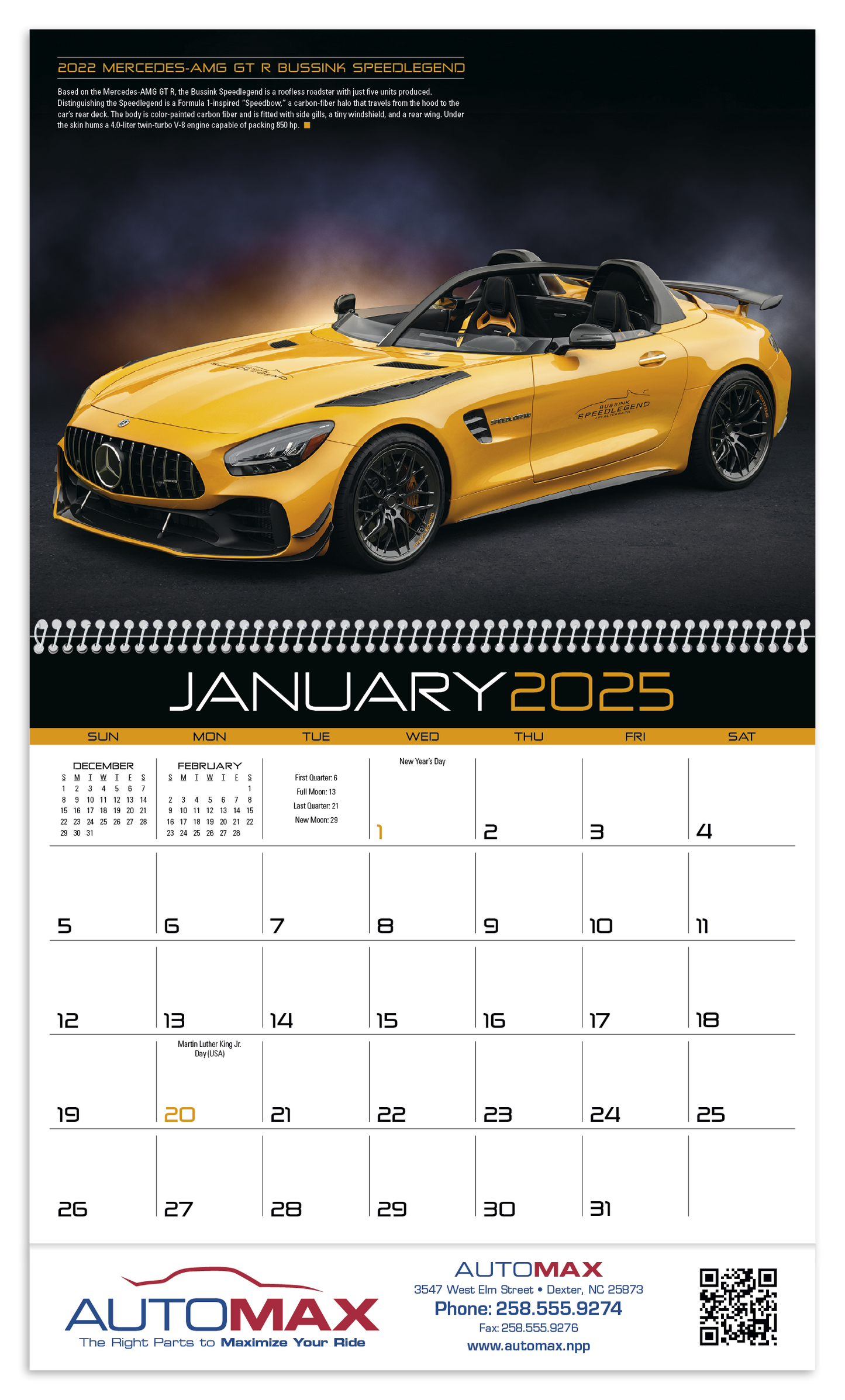 Triumph Calendars Exotic Cars Calendar-1859