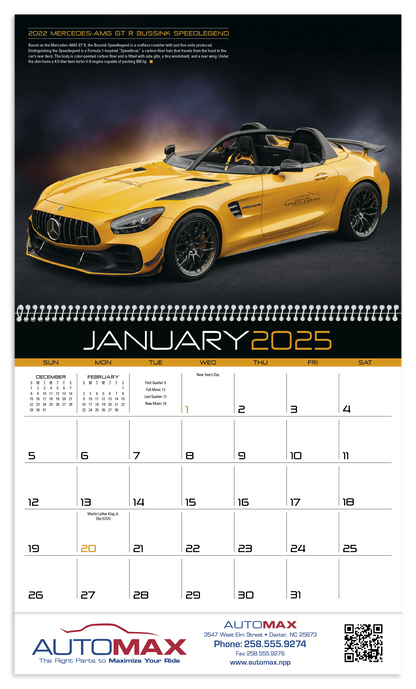 Triumph Calendars Exotic Cars Calendar-1859
