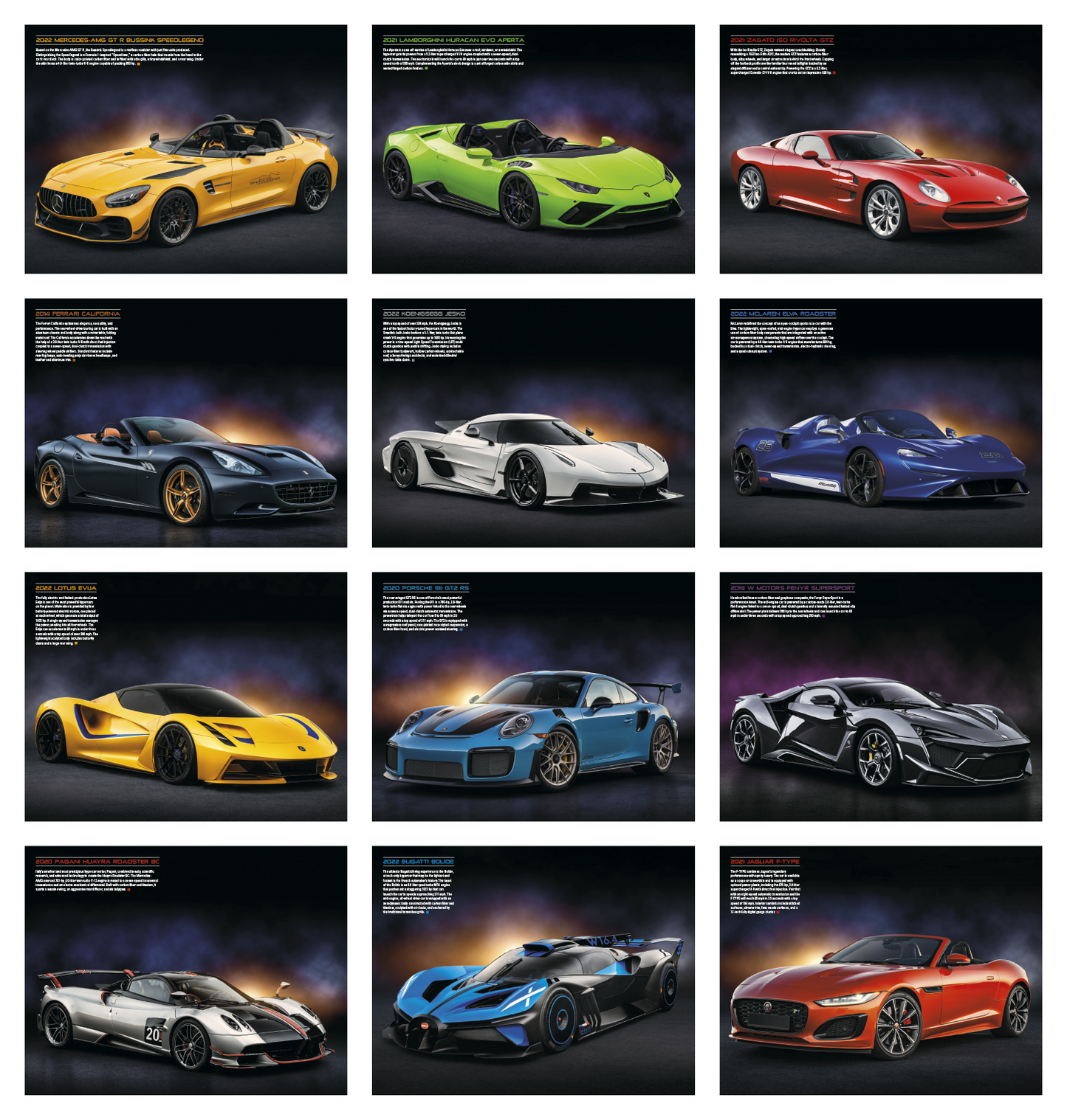 Triumph Calendars Exotic Cars Calendar-1859