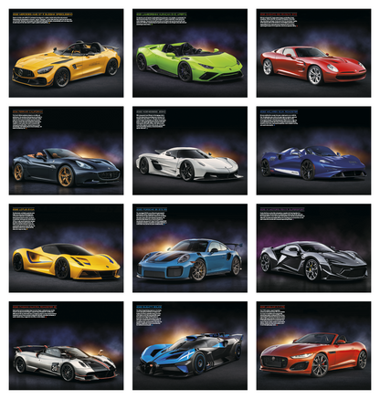Triumph Calendars Exotic Cars Calendar-1859
