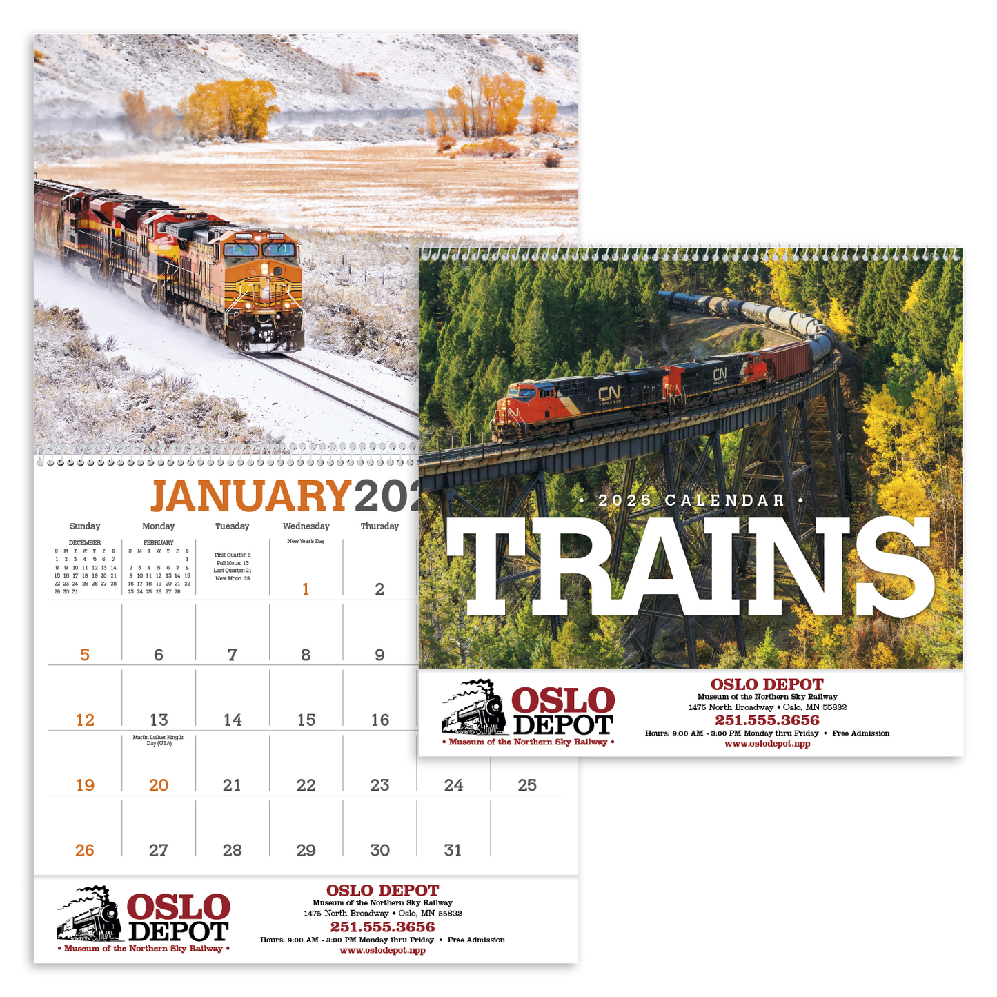 Triumph Calendars Trains Calendar-1860