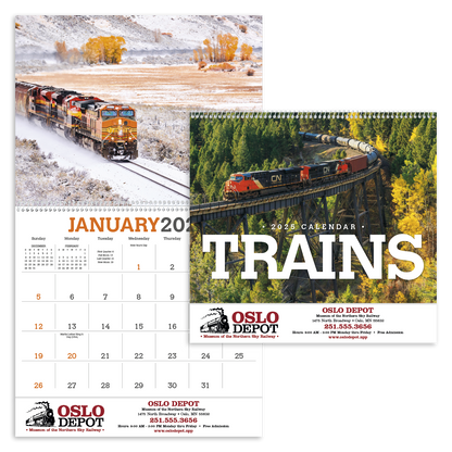 Triumph Calendars Trains Calendar-1860