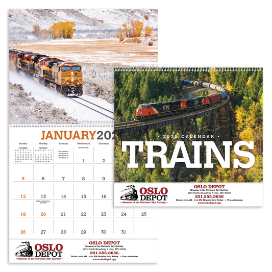 Triumph Calendars Trains Calendar-1860
