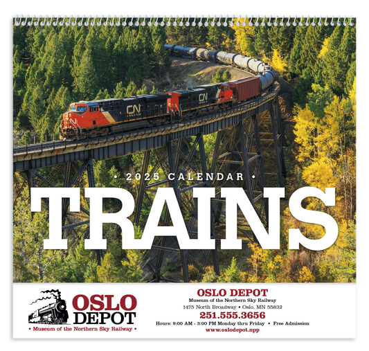 Triumph Calendars Trains Calendar-1860