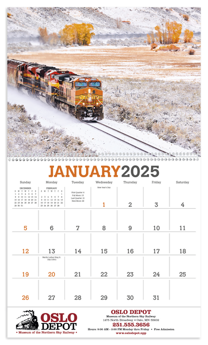 Triumph Calendars Trains Calendar-1860