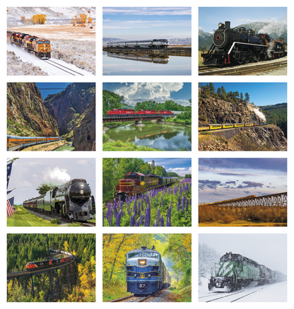 Triumph Calendars Trains Calendar-1860