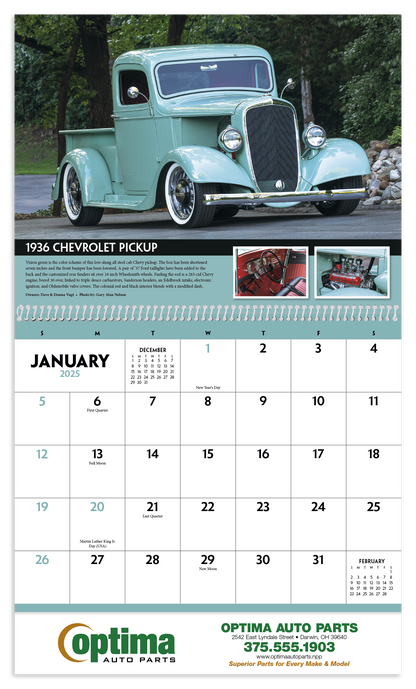 Triumph Calendars Street Rods Calendar-1861
