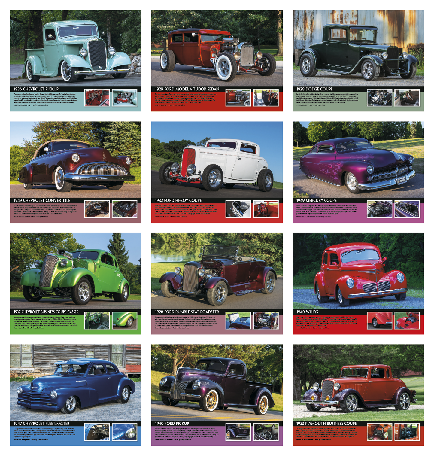 Triumph Calendars Street Rods Calendar-1861