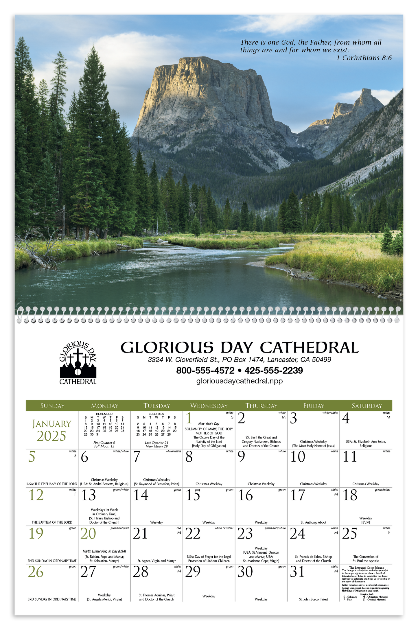 Triumph Calendars Catholic Scenic Calendar-2504