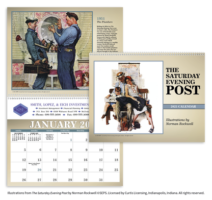 Triumph Calendars The Saturday Evening Post Illustrations by Norman Rockwell Calendar-2508