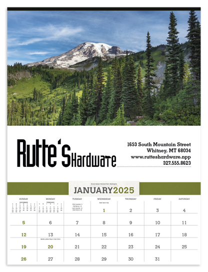 Triumph Calendars American Splendor with Date Blocks Calendar-3108