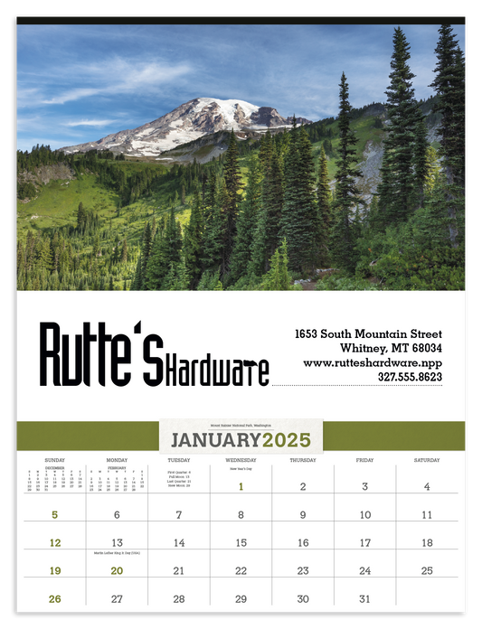 Triumph Calendars American Splendor with Date Blocks Calendar-3108