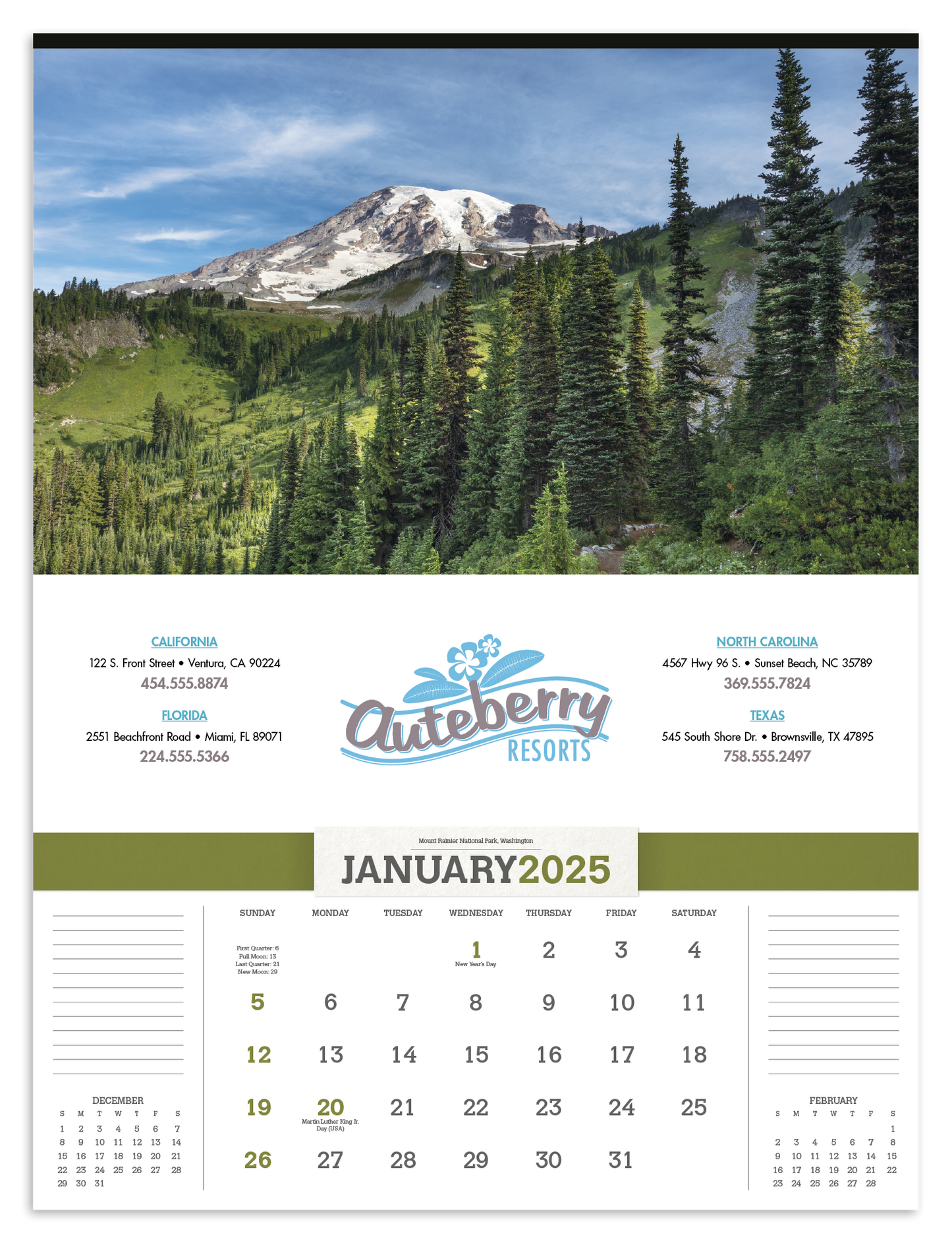 Triumph Calendars American Splendor without Date Blocks Calendar-3109