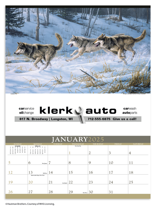 Triumph Calendars Wildlife Art by the Hautman Brothers Calendar-3111