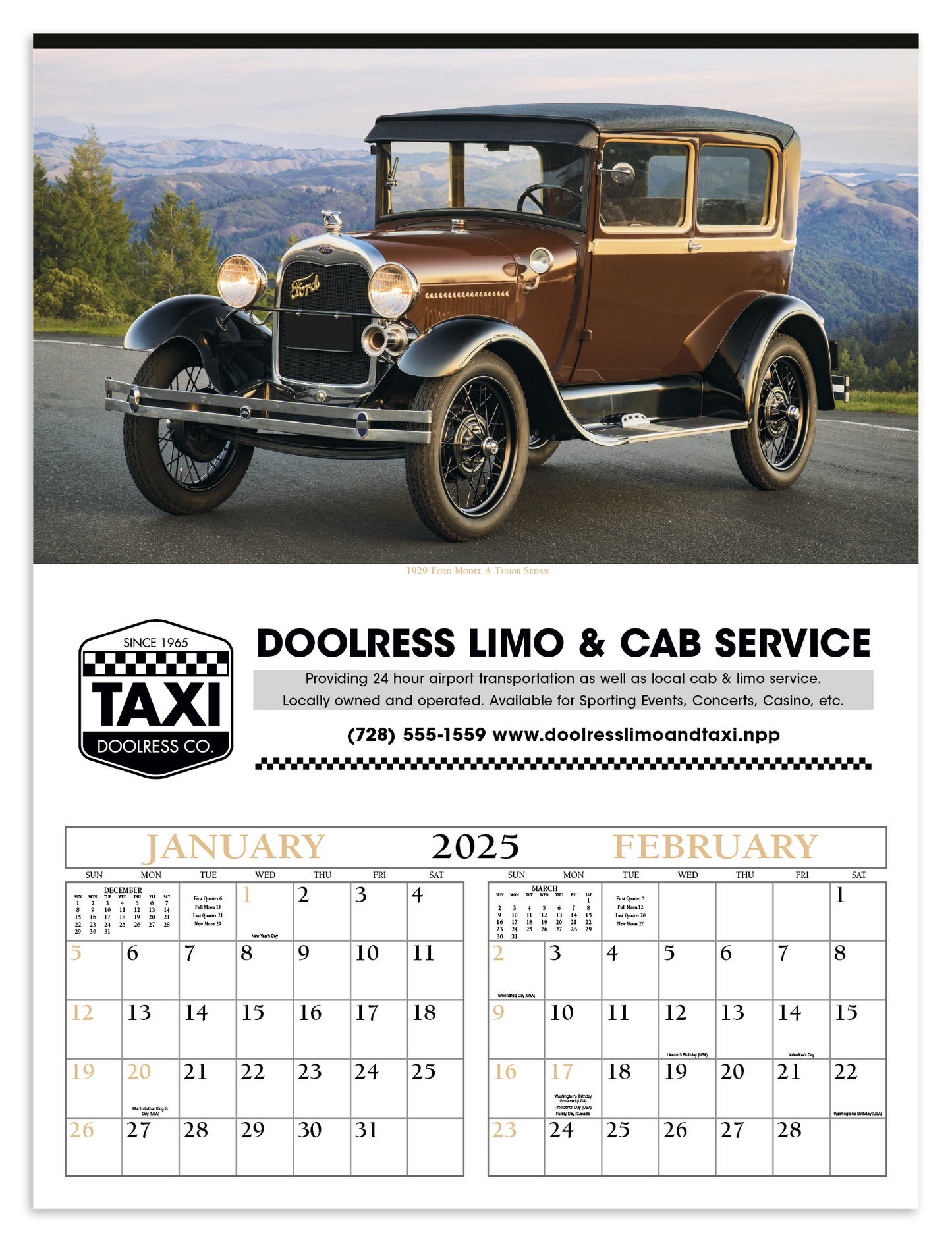 Triumph Calendars Antique Cars Calendar-3200