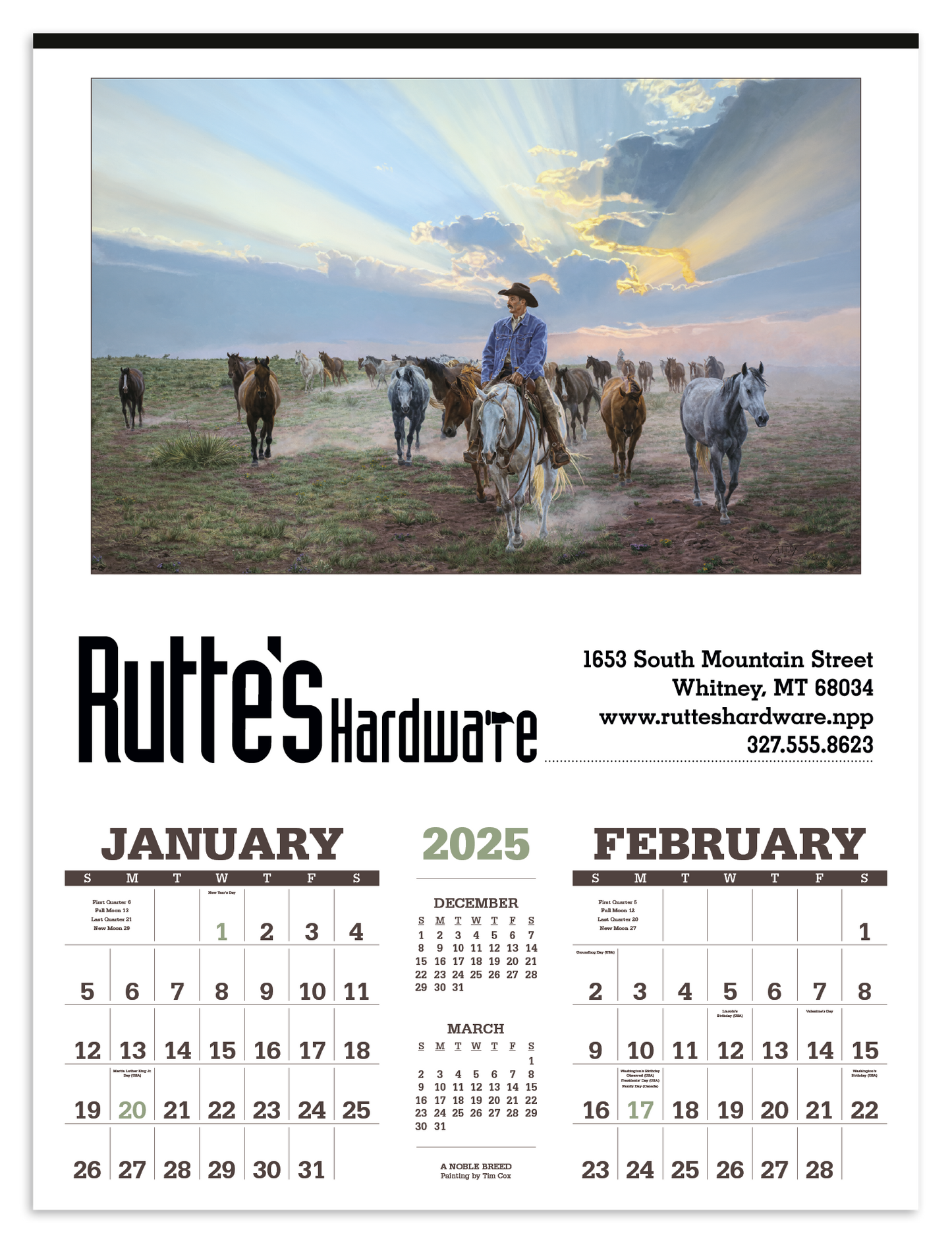 Triumph Calendars American West by Tim Cox Calendar-3204