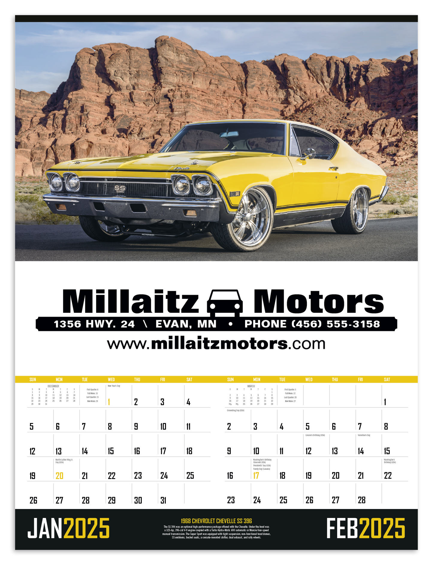 Triumph Calendars Muscle Cars Calendar-3205
