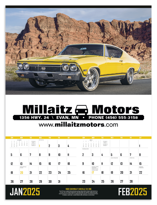 Triumph Calendars Muscle Cars Calendar-3205