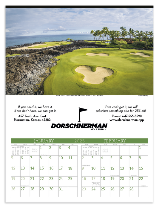 Triumph Calendars Executive Golf Calendar-3210