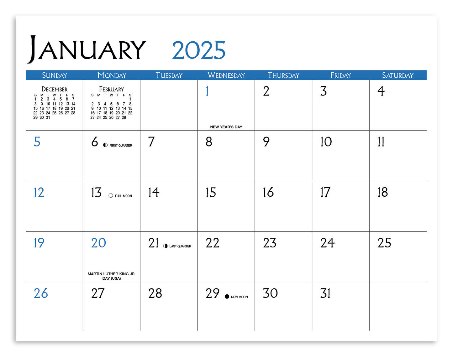 Triumph Calendars Small Quantity Custom  Stapled Calendar-360