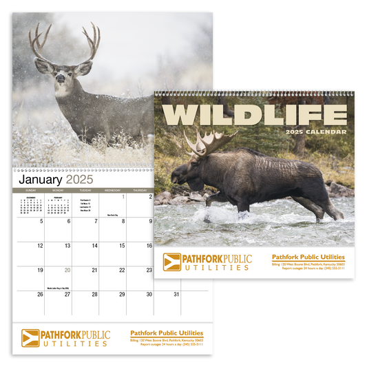 HotLine Products Wildlife Appointment Calendar  Spiral-403