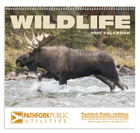 HotLine Products Wildlife Appointment Calendar  Spiral-403