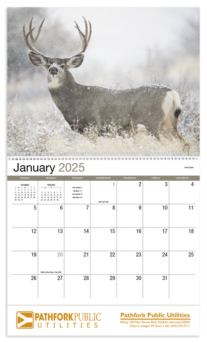 HotLine Products Wildlife Appointment Calendar  Spiral-403