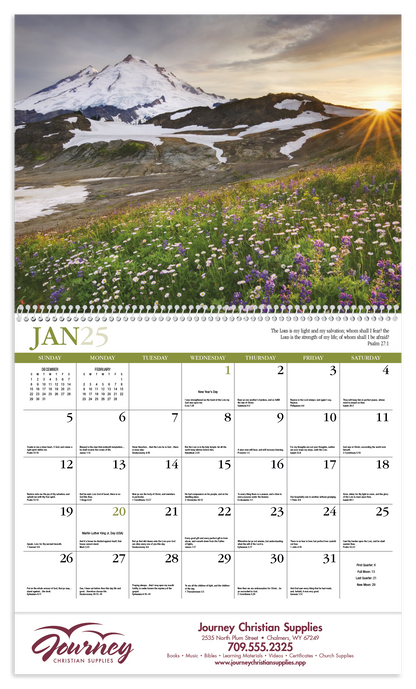 HotLine Products Reflections NonDenominational Appointment Calendar  Spiral-406