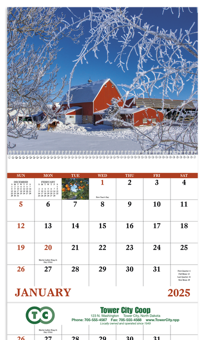Good Value Agriculture  Spiral Calendar-7047