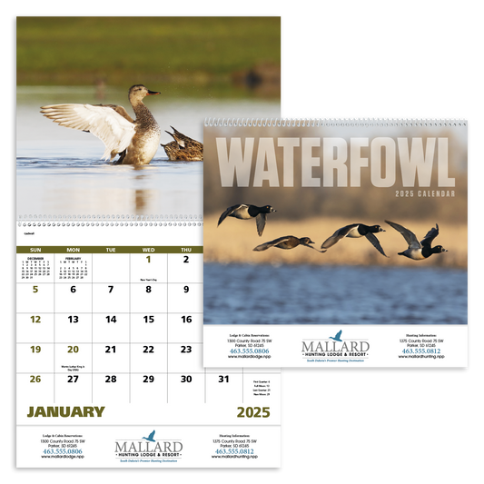 Good Value Waterfowl  Spiral Calendar-7048