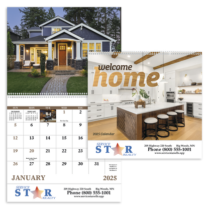 Good Value Welcome Home  Spiral Calendar-7049