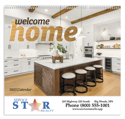 Good Value Welcome Home  Spiral Calendar-7049