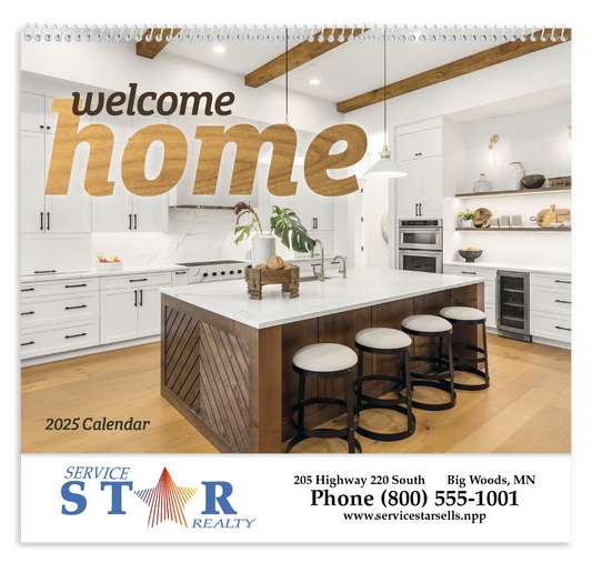 Good Value Welcome Home  Spiral Calendar-7049