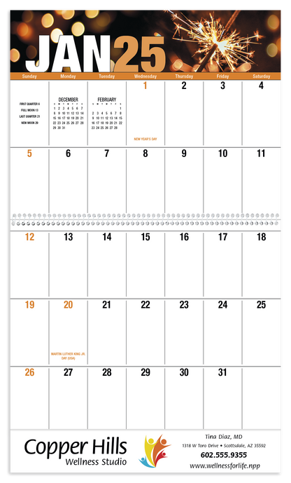Good Value Seasonal Expressions Big Block Calendar-7050