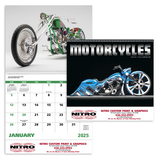Good Value Motorcycles  Spiral Calendar-7056