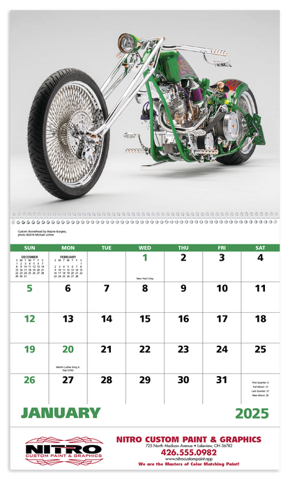 Good Value Motorcycles  Spiral Calendar-7056