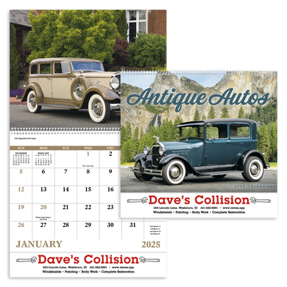 Good Value Antique Autos  Spiral Calendar-7057